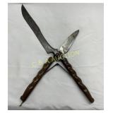 Vintage Grape Shears with Wood Handles by Cretï¿½ ï¿½