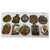 10 Metal Watch Fobs Featuring Portrait Designs