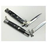 Italian-Made Stainless Steel Switchblade Knives wi
