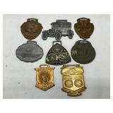 Eight Commemorative and Award Metals with Various