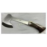 Joker Stainless Steel Hatchet with Antler Handle,