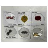 6 Vintage Tobacco Advertising Tags in Individual H