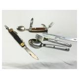 Five Camping Multi-Tools and Utensils
