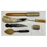Six Assorted Handcrafted Tools and Utensils