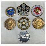 7 Commemorative and Challenge Tokens in Mixed Mate