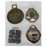 Four Medallions with Fraternal and Symbolic Emblem