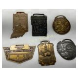 Six Vintage State and Commemorative Medals with Lo