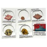 Six Vintage Tobacco Advertising Tags