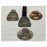 4 Motorcycle-Themed Watch Fobs Featuring Harley-Da