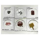 Six Tobacco Advertising Tags, Various Manufacturer