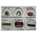 Six Vintage Cigarette Cards with Notable Designs a