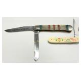 Two Commemorative Folding Knives, Vietnam War Them