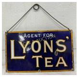 DSP Sign for Lyons' Tea', 15in x 9in