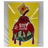Porc. Cover the Earth' SWP Sign
