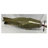Submarine-Style Kids Metal Toy with Propeller, 16i