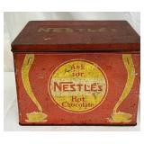 Nestlé's Hot Chocolate Adv Tin Box, 9×7