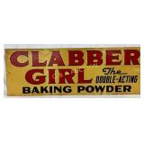 DS Clabber Girl Baking Powder Metal Sign, 34in x 1