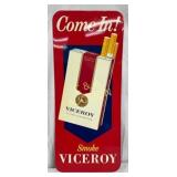 Viceroy Advertising Metal Sign, 11in x 26in