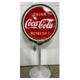 Porcelain Coca-Cola Sidewalk Sign