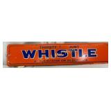 Whistle Soda Metal Sign, 14in x 3in
