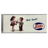 Pepsi-Cola Advertising Cardboard Sign, "Big Shot,