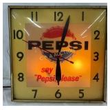 Say Pepsi Please Clock, 13in