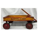 Wooden Kiddie-Kart by H.C. White Co., 24in x 10in