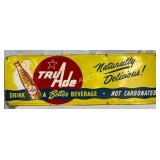 Embossed Metal Tru-Ade Advertising Sign, 54in x 18