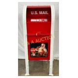 U.S. Mailbox with Coca-Cola Santa Graphic, Profess