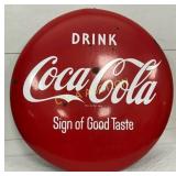 36in. Drink Coca-Cola Button Sign, Sign of Good T