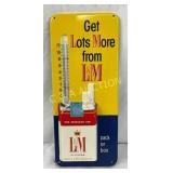 Emb. L&M Filters Thermometer, 5in x 12in