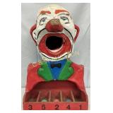 Early Paper Mache Clown Carnival Game Measuring 13