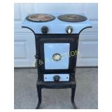 Early Porcelain Top Stove with Cast Iron Legs, 20i