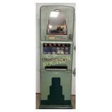 Early Green Metal Candy Machine with Mirror Panel,