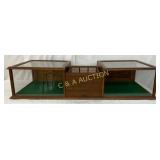 Early Oak Countertop Display Case by The Sun Mfg.