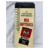Emb. RCA Batteries Thermometer, 6×13.5