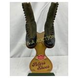 Early Peters Shoes Tabletop Display with Button-To