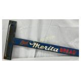Embossed Merita Bread Metal Door Push, 30in x 15in