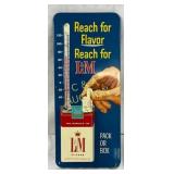 Emb. L&M Cigarettes Metal Thermometer, 6×13