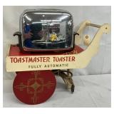 Unusual Toastmaster Toaster Display w/Cart, 18x16i