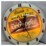 Dr. PepperWall Clock, 15in, Contemporary