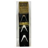 Gre-Solvent Wall Rack Holder w/Marquee Sign, 4in x