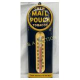 Emb. Mail Pouch Chew Tobacco Thermometer, 3×9 Inch