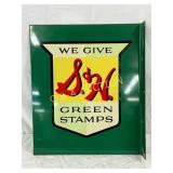S&H Green Stamps DS Flange Sign, 15in x 18in