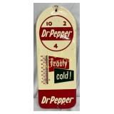 Dr Pepper Metal Thermometer Sign: Frosty Cold!  7