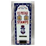 Early Porcelain U.S. Postage Stamp Vending Machine