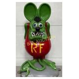 Cast Aluminum Rat Fink, 20in x 36in