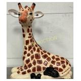 Cast Aluminum Giraffe Measures 24in x 29in