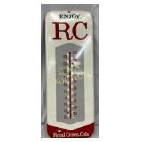 RC Cola Thermometer Metal Sign, 10×26