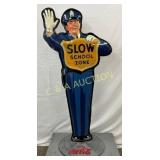 Coca-Cola Policeman Sidewalk Sign, 30in x 62in